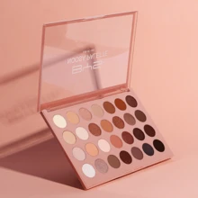 Paleta de sombras 28 colores tonos tierra mate y brillante maquillaje aesthetic 28 tonos pigmento intenso kit de sombras de ojos impermeable de larga duración paleta de sombras profesional Matte & Shimmer sombra de ojos mate y brillos Paleta de sombras de ojos 28 tonos pigmento intenso kit de sombras de ojos impermeable de larga duración