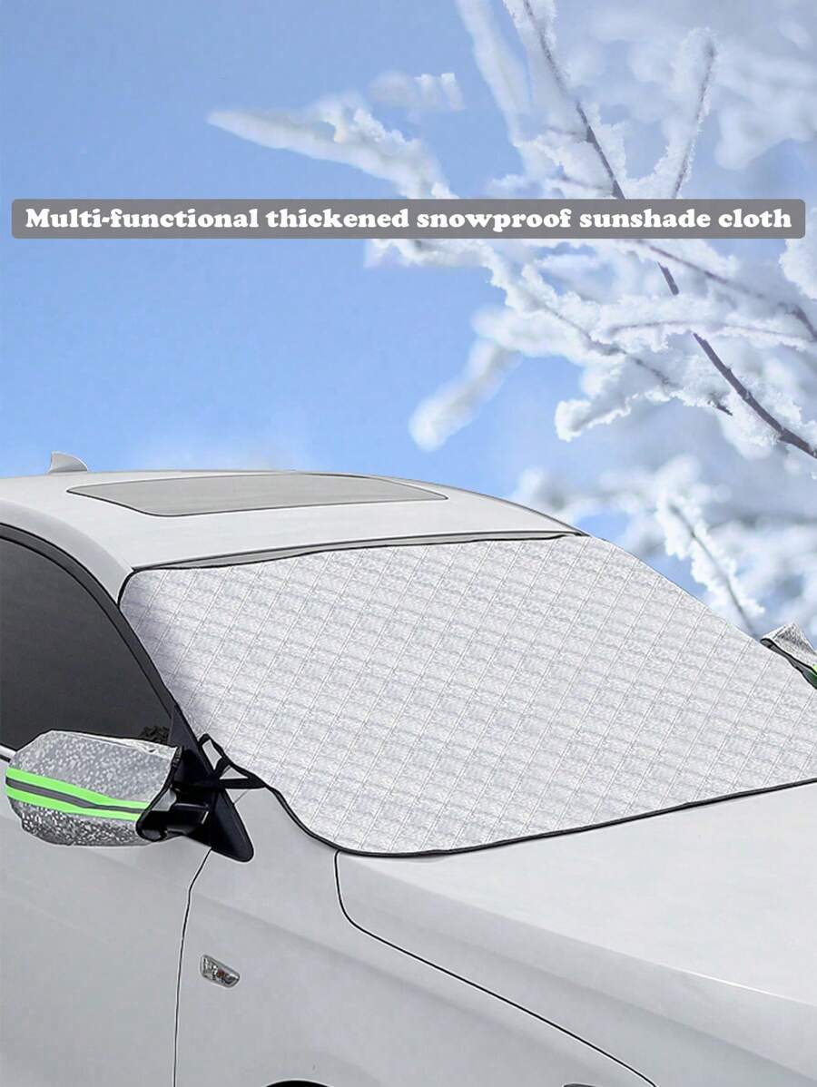 1pc Winter Car Snow Shield, Sun Shield, So That Your Car Is Not