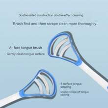 4 Peças/Pacote Raspador de Língua Colorido Variado para Limpeza da Língua, Decoração de Casa, Sala de Estar, Quarto, Banheiro, Utensílios de Viagem, Casamento, Festa, Aniversário, Presentes para Homens, Mães, Pais e Amigos, Ano Novo, Acessórios, Presente Engraçado - Multicolorido - Visão 6