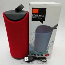 Bocina Wireless speaker Portable , inalambrica, con USB, excelente para salir de viaje. - Rojo - Ver 1