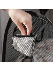 1pc Large Capacity Pop-Up Laundry Hamper With Handles – Foldable Mesh Laundry Basket For Dirty Clothes Storage