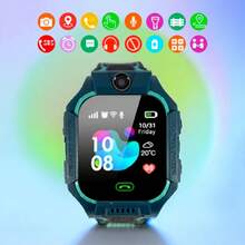 Q19 Smart Watch, Device With Sim Card Mobile Phone Tracker, - Green - View 2