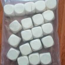 10入組20mm空白木質骰子方塊,6面木質立方體,圓角設計,適用於diy手工藝品、珠寶製作、裝飾配件 - 米色 - 查看 5