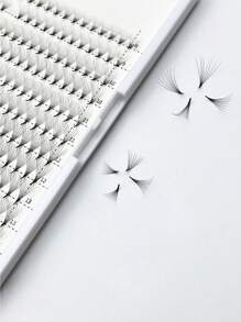 6D 8D 10D 12D  Large Tray Fans Pointy Sharp Slim Eyelashes Extensions 0.07MM C D Curl 8-15 MIX Tips Heat Bonded Volume Premade Fans Lashes Pre-Made Fanned Lashes Extension Lash Clusters,Eye Lash Clusters,Individual Eyelashes,Lashes,Fake Lashes
