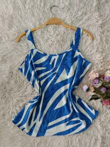 Women Tank Tops & Camis - Màu xanh hải quân - Xem 2