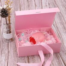 Luxury Gift Box With Ribbon,Magnetic Gift Box With Lids,Large Present Boxes,Gift Packaging Decorative Box,Presentation Box For Gifts,27x21x9cm Gift Cardboard Box For Party Gift Packaging - Pink - View 5