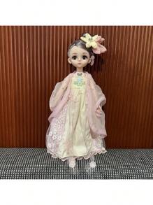 Muñeca tipo porcelana 30cm para diversión de niñas o decoración estilo China Hanfu Muñecas regalo para ninos