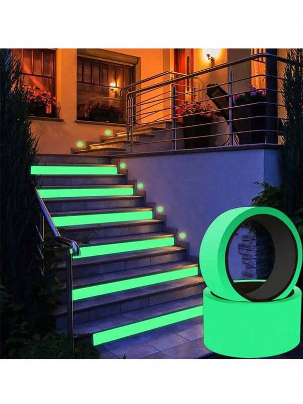 1pc Luminous Safety Tape For Home Decoration And Warning With Self-Adhesive Back