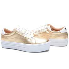 Women Casual Shoes - 金色 - 查看 2