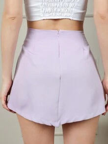 Women Skirts - 淡紫色 - 查看 4