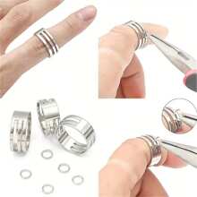 1/5/10 piezas Herramientas de apertura y cierre de anillos de salto para joyería, abridor de anillos de salto para manualidades de joyería DIY