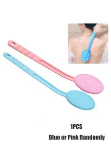 塗抹器,背部按摩浴刷,超長柄,方便自行塗抹乳液,非常適合身體護理 - 彩色 - 查看 1