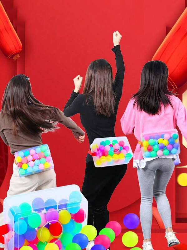 30pcs Chicken Laying Egg Wobble Balls For Fun Team Building Activities, Outdoor Game Prop,Pool Toys Suitable For Pool Games,Pool Party,Adult Party Games Suitable For Halloween/Christmas/Thanksgiving