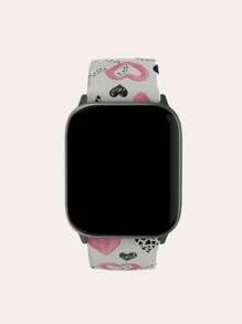 1 条可爱心形 TPU 表带，兼容 38/40/41/42/44/45/46/49 毫米 Ultra/SE/Series 10/9/8/7/6/5/4/3/2/1 - 彩色 - 查看 3