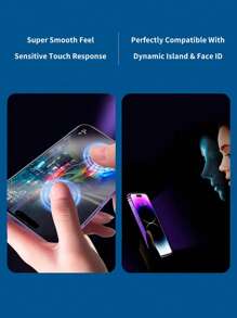 Smorss 3入組隱私保護鋼化玻璃保護貼，適用於11/XR/ 12/12 Pro/ 12 Pro Max/ 13/ 13 Pro/13 Mini/ 13 Pro Max/ 14/ 14 Plus/ 14 Pro/ 14 Pro Max / 15 / 15 Plus/ 15 Pro/ 15 Pro Max / 11 Pro/X /XS / 11 Pro Max/ XS Max 隱私鋼化玻璃保護貼 - 黑色 - 查看 8