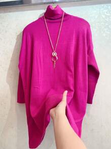 Women Sweaters - 紫羅蘭色 - 查看 3