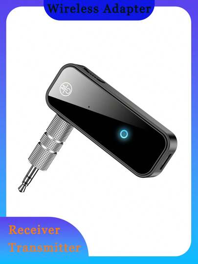 2 In 1 BT 5.0 Wireless Adapter 3.5MM AUX HiFi Stereo Multifunctional Audio Receiver Transmitter For Car TV PC Speaker Headsets Handsfree Call