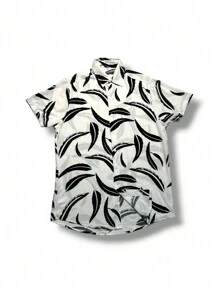 Men Shirts - 黑與白 - 查看 1