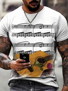 Men T-Shirts - 白色 - 查看 1