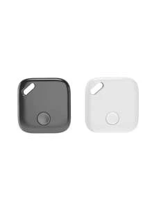 Localizador inteligente de claves antipérdida GPS Mini Tracker blanco, buscador de posición global compatible con billetera inteligente Apple IOS que usa la aplicación Encontrar mi dispositivo - Blanco - Ver 10