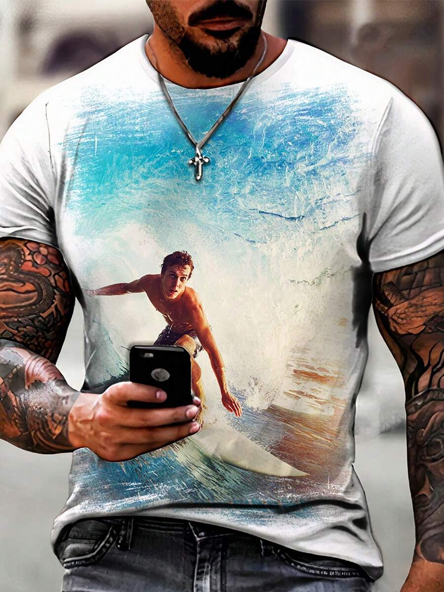 Men T-Shirts - trắng - Xem 1