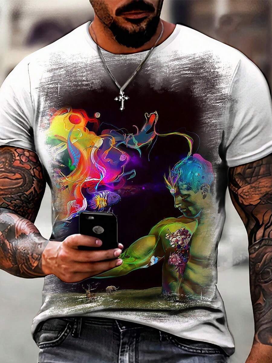 Men T-Shirts - trắng - Xem 1