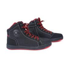 男士騎行鞋,休閒運動鞋,機車鞋,透氣、防滑、耐用,適用於街道駕駛 - 紅色 - 查看 4