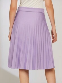 Women Skirts - Mauve Purple - View 5