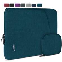 Funda para Laptop 13.3 15.6 pulgadas Impermeable Funda de Computadora Bolsa para portátil Portafolios para Laptop Hombres y Mujeres - Azul - Ver 2