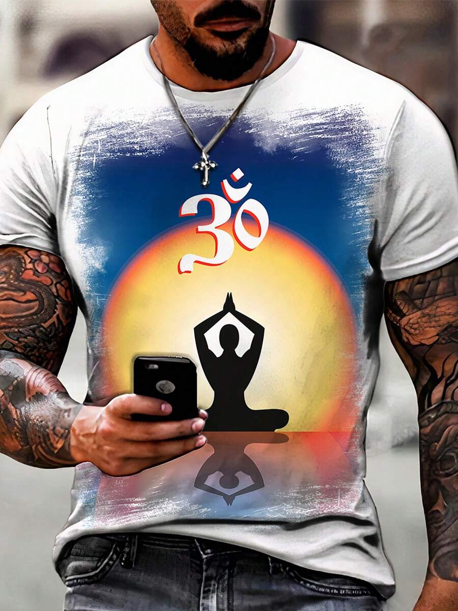 Men T-Shirts - 白色 - 查看 1