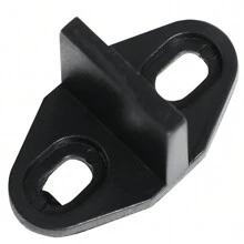 HOMCOM Herraje para Puerta Corredera 200 cm Kit de Accesorios para Puerta Corredera Carga 100 kg con 2 Rieles de Acero al Carbono Guia para Puerta de Granero 200x40x0,6 cm Negro - Negro - Ver 8