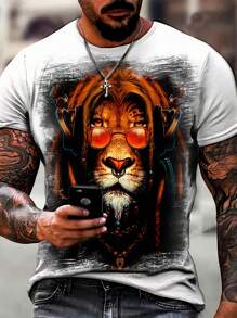 Men T-Shirts - 白色 - 查看 1