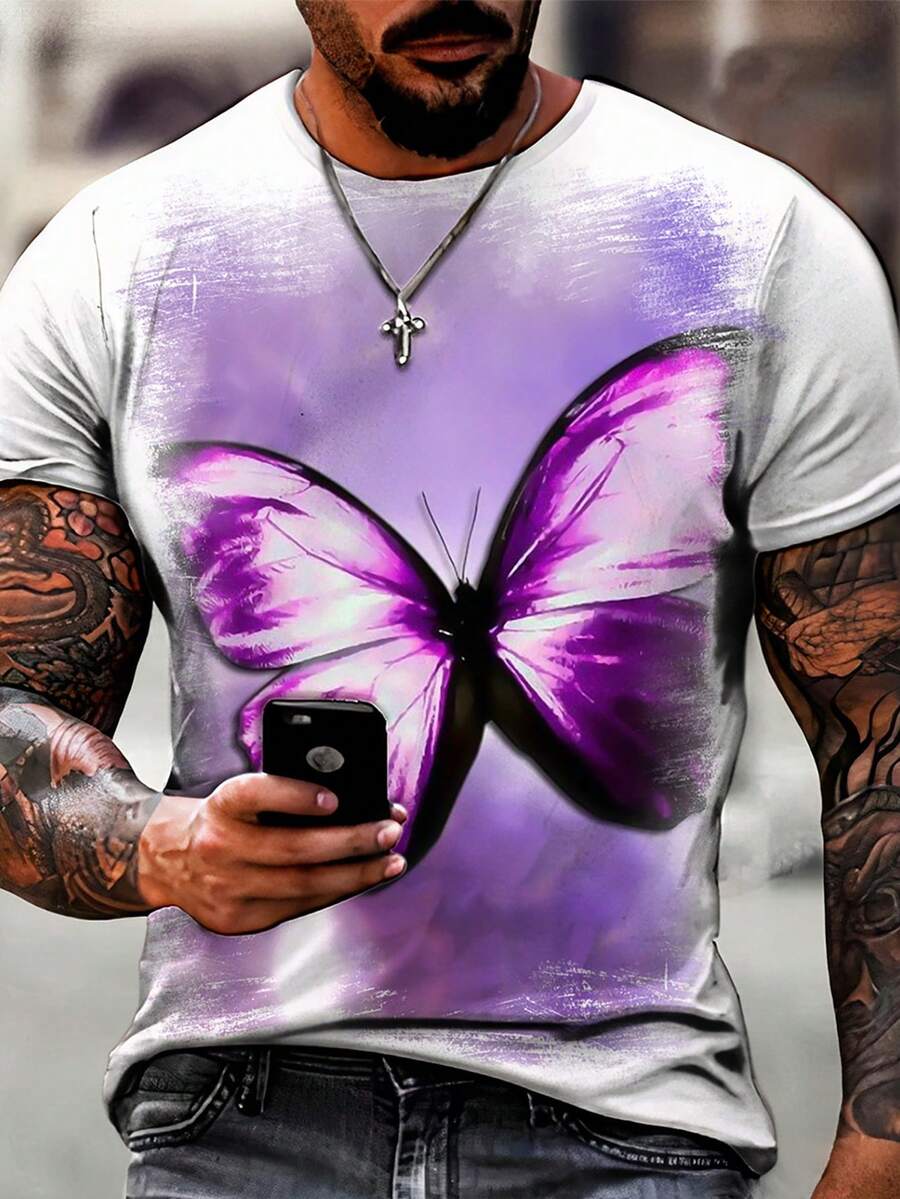 Men T-Shirts - 白色 - 查看 1
