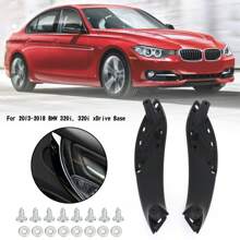 Black Front L+R Handle Inner Door Pull Handle For BMW F30 F34 F35 2013+ - Black - View 1