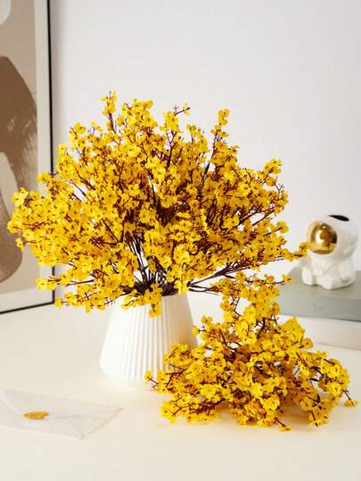 MEHELANY Cherry Blossoms Artificial Flowers Baby's Breath, Gypsophila Fake Flowers DIY Wedding Decoration Home Bouquet Faux Flowers Branch, Valentine Day, Gift Gifts Birthday Graduation