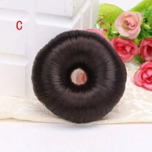 Women's Hair Bun Maker, Sweet Donut Bun Tool For Hairstyle Updo French Twist Ponytail, Artificial Hair Accessories Casual Hair Ties Ponytail Holders Hair Elastics Hair Rubber Bands Scrunchies Hair Rope Elastic Hair Tie, Hair Bobbles