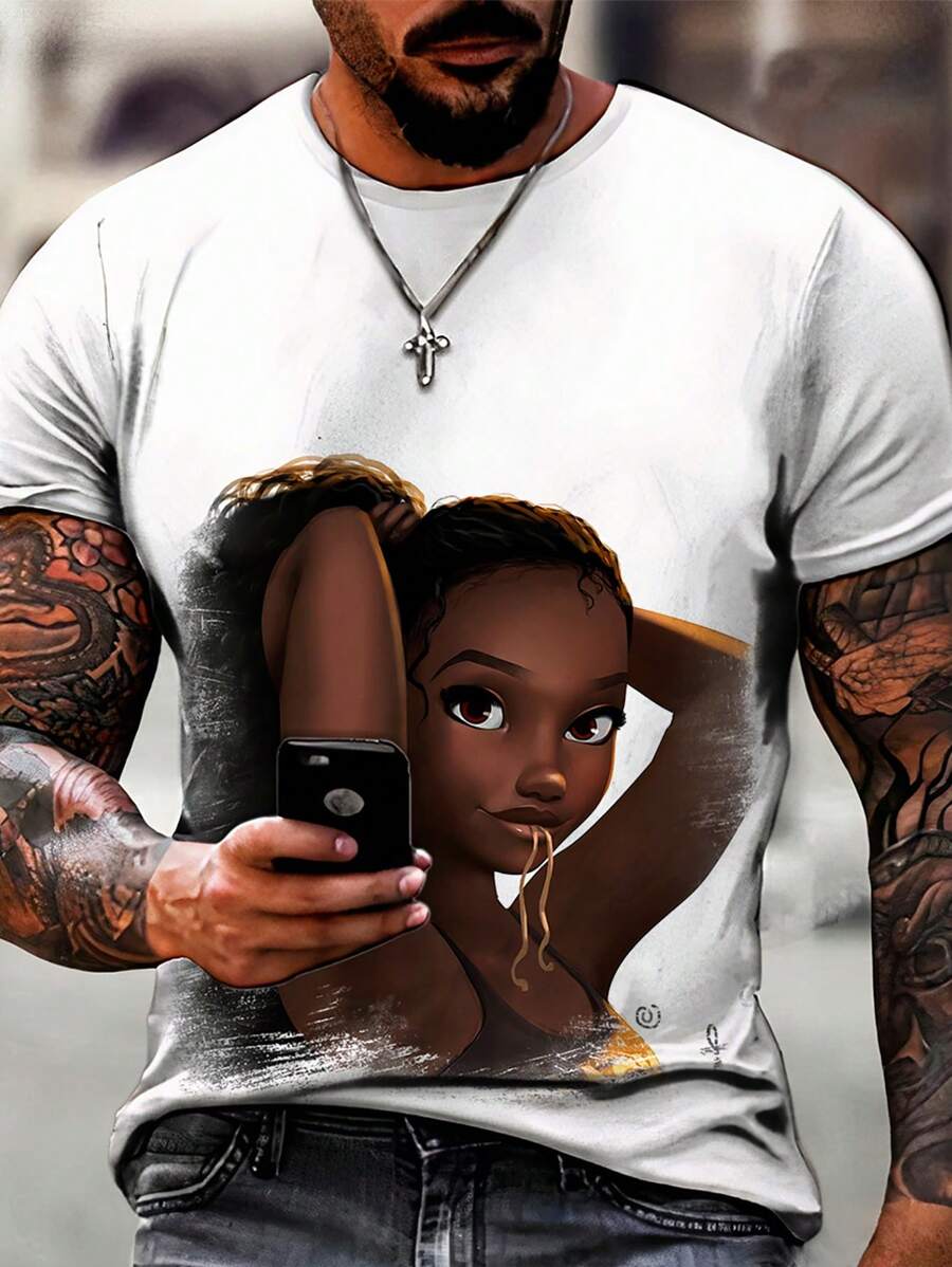 Men T-Shirts - 白色 - 查看 1