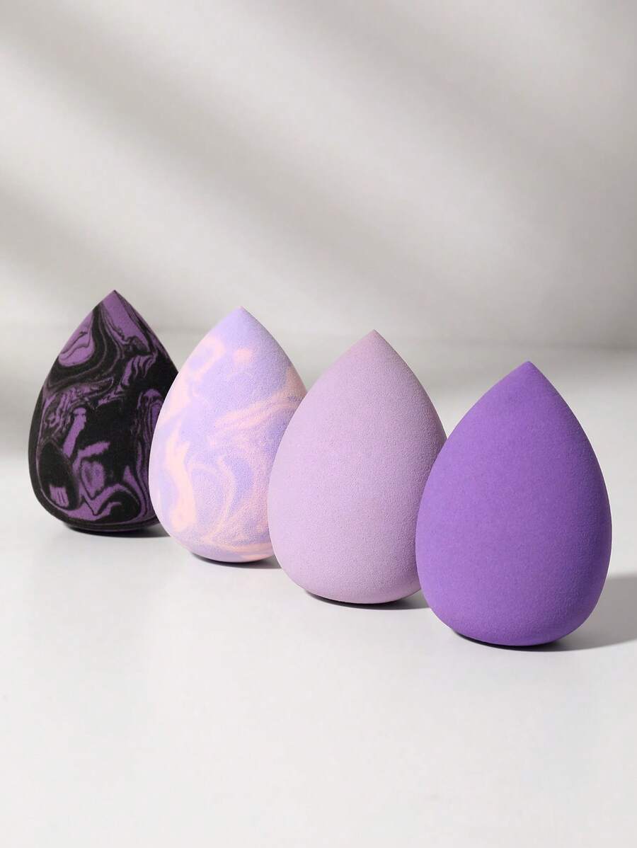 4PCS Makeup Sponge,Suitable For Cream & Powder Concealer, Loose Powder Makeup Applicator - Multicolor - View 1