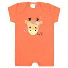 Baby Boys Bodysuits - Burnt Orange - View 2