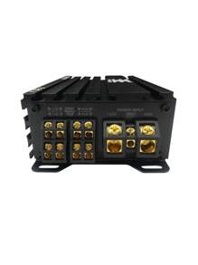 1 件 Bemines F-80.4 黑色立体声 Hi-Fi 设计铝合金外壳低音炮和扬声器 D 级 4 通道 5200W 高功率汽车功放适用于所有车辆 - 黑色 - 查看 9