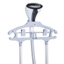 HOMCOM Centro de Planchado Vertical de Doble Barra Depósito 2L tipo Plancha de Vapor 1950W Salida de Vapor 30g/min y Temperatura Ajustable a 11 Niveles