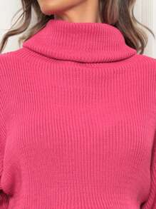 Women Sweaters - Hot Pink - View 3