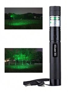 Puntero Láser Alta Potencia Apuntador Verde Recargable Batería Incluida Green Pointer De Larga Distancia Ideal Para Exteriores - Tipo de Enchufe A USA (110-127V) - Ver 7