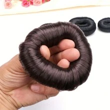 Women's Hair Bun Maker, Sweet Donut Bun Tool For Hairstyle Updo French Twist Ponytail, Artificial Hair Accessories Casual Hair Ties Ponytail Holders Hair Elastics Hair Rubber Bands Scrunchies Hair Rope Elastic Hair Tie, Hair Bobbles
