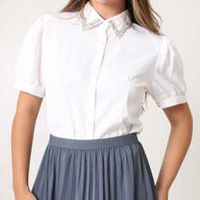 Women Blouses - trắng - Xem 4