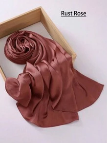 1pc Ladies' Knitted Stripe Pattern Scarf, Fashionable All-Match New Sunscreen Breathable Headband For Any Season Elegant - Multicolor - View 17