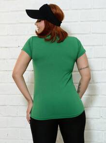 Women Sports Tees & Tanks - 綠色 - 查看 3