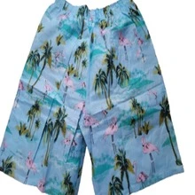 Traje de Baño Hombre 2 en 1 Shorts para Playa, Shorts y Bermudas de Natación para Hombre con Bolsillos, para Natación, Piscina, Correr y Hacer Deporte - Blanco - Ver 3