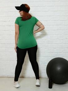 Women Sports Tees & Tanks - 綠色 - 查看 5