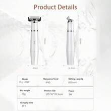 1入組男女電動身體毛髮刮刀,臉部毛髮刮刀,比基尼修剪器女性-濕/幹身體剃刀造型器,可更換刀頭,可充電usb,防水剃刀,白色 - 白色 - 查看 13